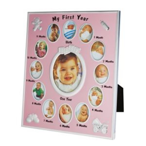 KC Gift – My First Year Frame (Pink)