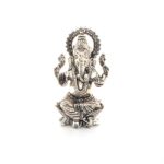 Ganesh-Lakshmi Silver Idol