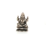 Ganesh-Lakshmi Silver Idol