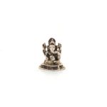 Ganesh-Lakshmi Silver Idol